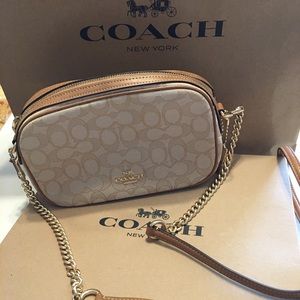 Coach sling bag with chain strap